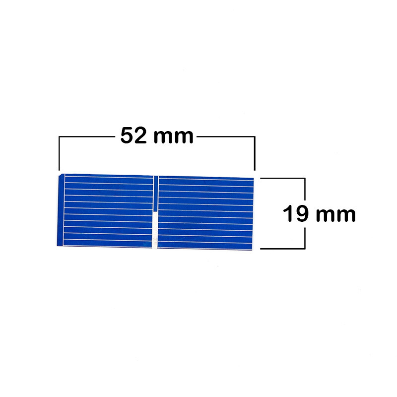19X52MM 0.5V 0.17W Solar Panel Mini Solar Cells Photovoltaic Panels For DIY Toy