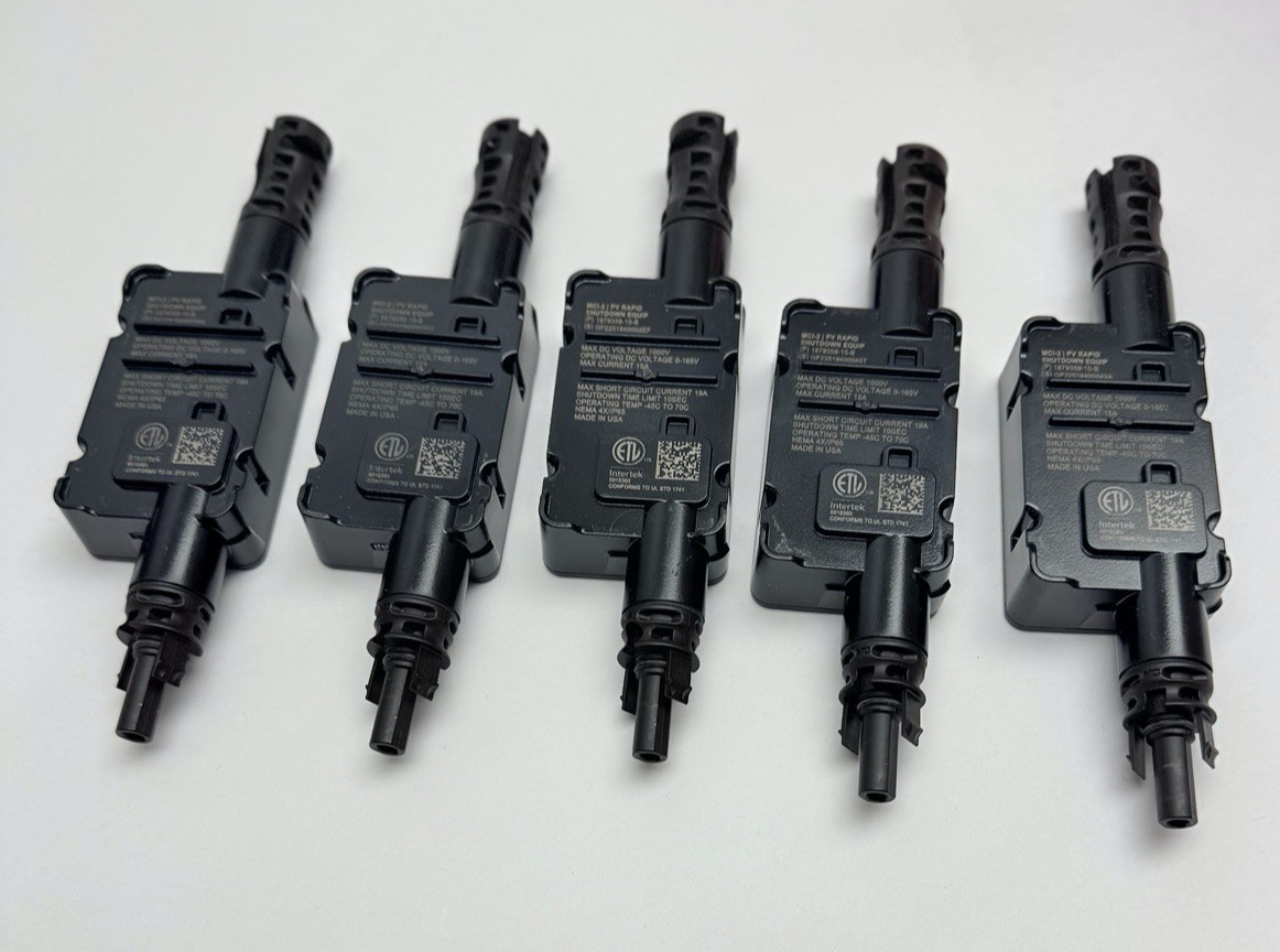 LOT OF 5, MCI-2 PV RAPID CIRCUIT INTERRUPTER SHUTDOWN, 1879359-15-B, FITS TESLA