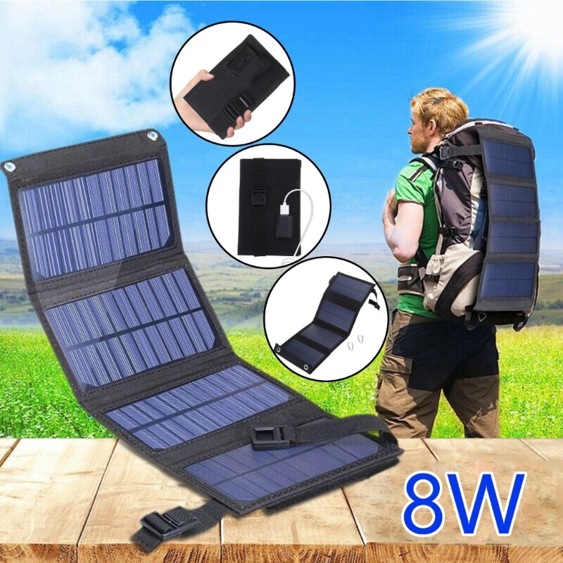 100W Small Waterproof Folding Portable Solar Panel Cells For Smartphone Batt