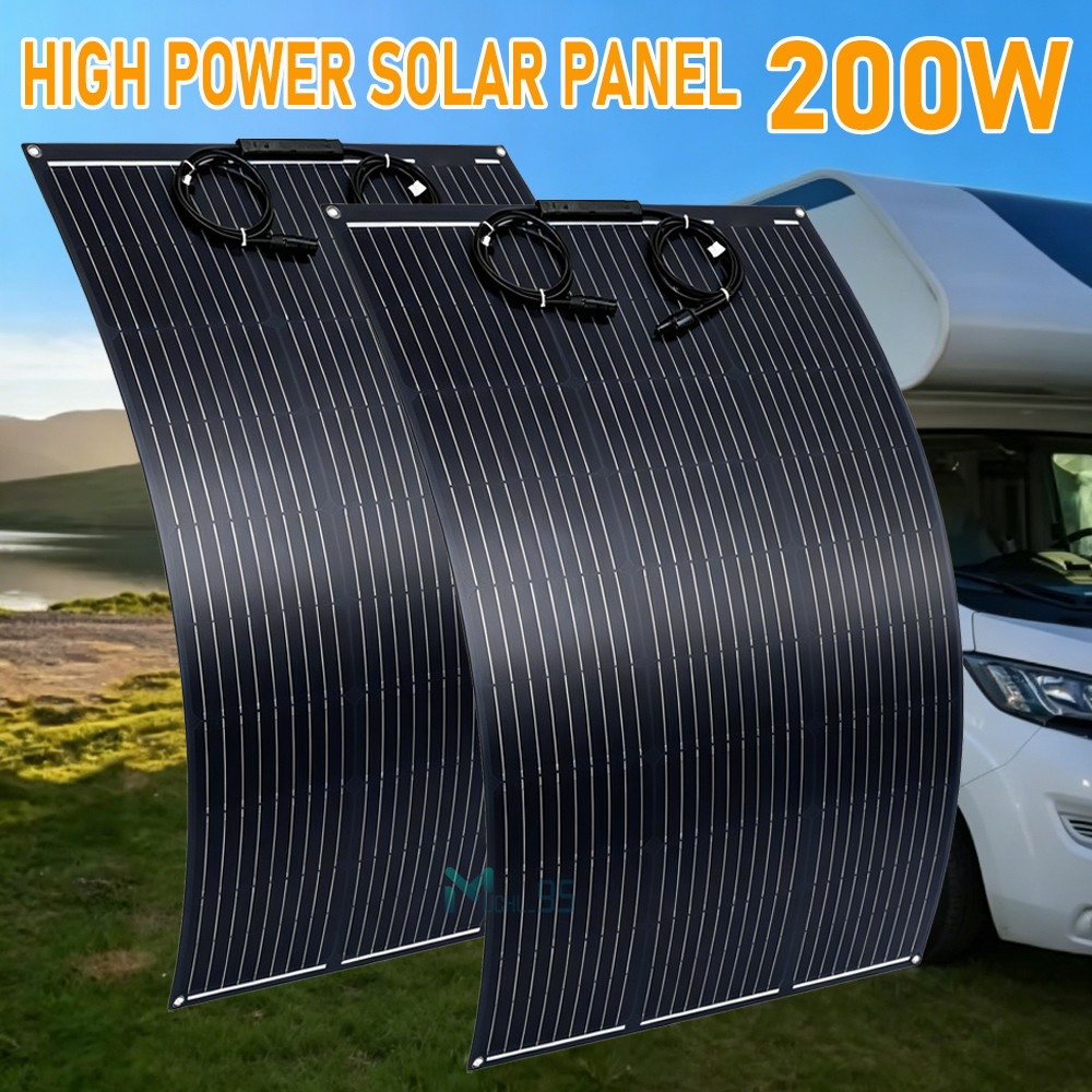 200W Solar Panel Monocrystalline 23% High-Efficiency Super Power Home Rooftop