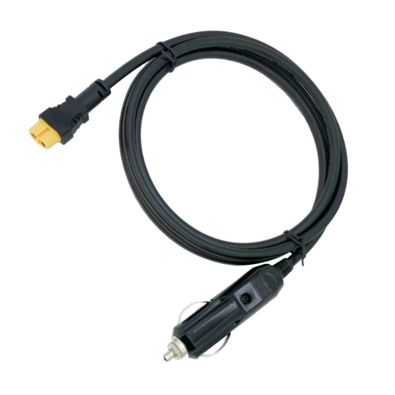 XT60 Female to Car Cigarettes Lighters Plug Extension Cable for Power Station
