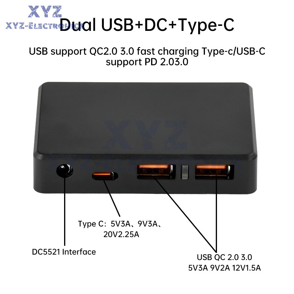 Solar Controller Solar Panel Voltage Regulator QC PD Fast Charging Solar Charger