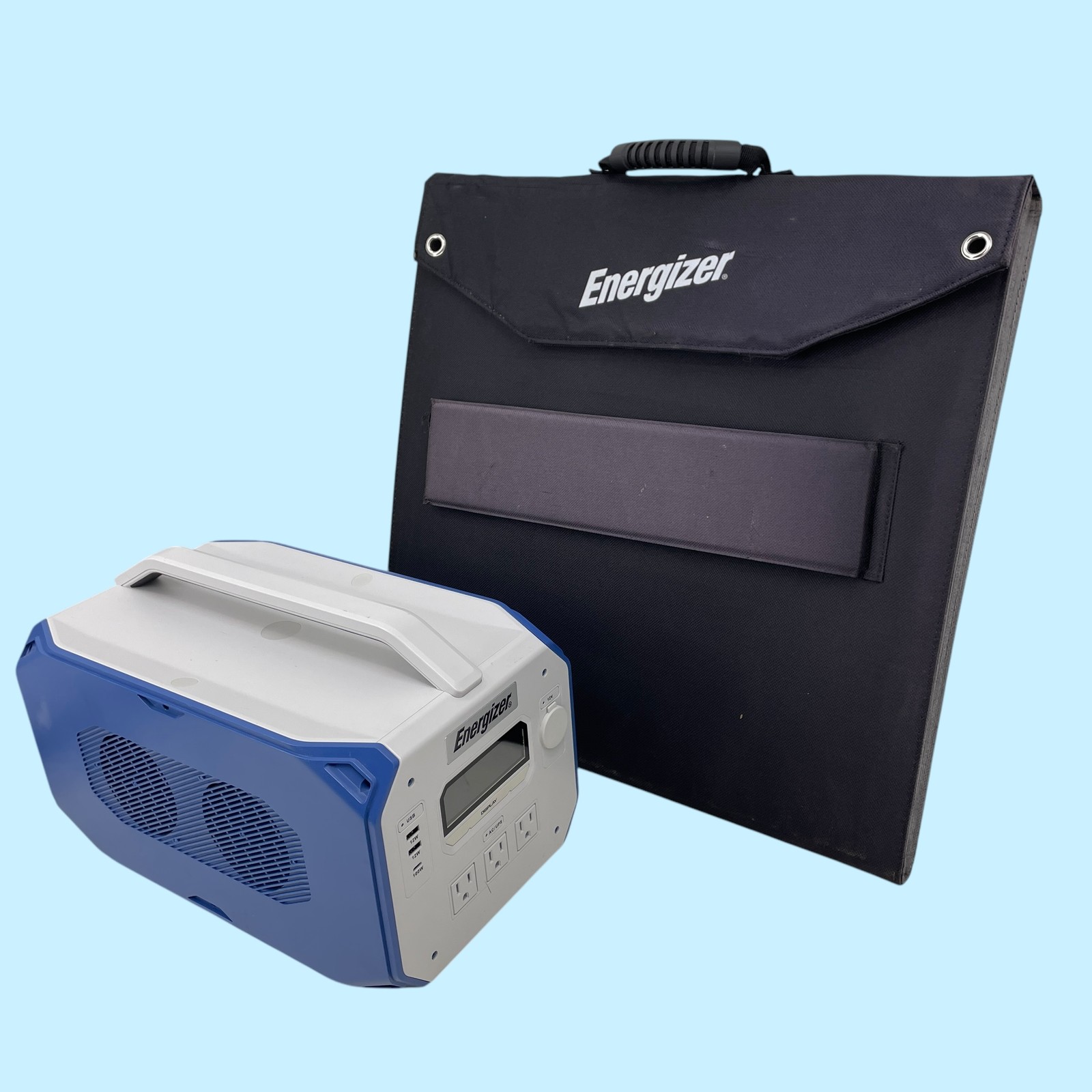 ENERGIZER Ultimate PowerSource Pro Generator ENBG1000 & Solar Panel #MB6363 (AR)