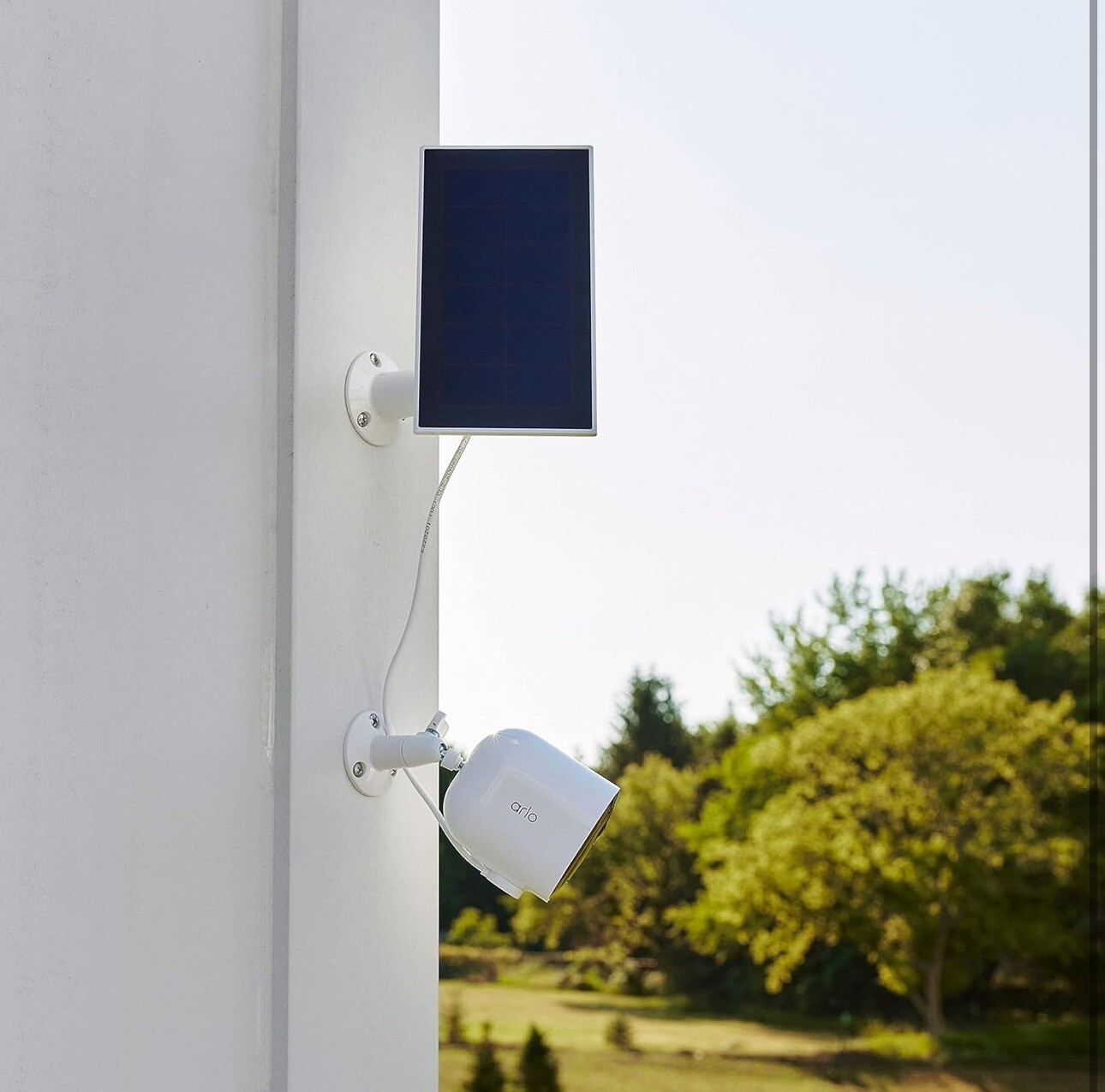 Arlo Solar Panel Charger (2021 Released) – Certified Accessory – White
