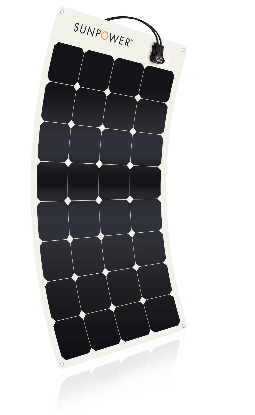 SunPower® 100 Watt Flexible Solar Panel. High Efficiency for Marine, RV, Camping