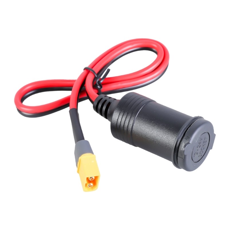 Portable XT60 Battery Charging Cable XT60 Male/Female to Car Charging Adapter