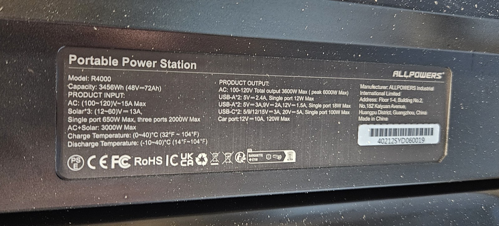 All Powers R4000 Portable Power Station + AP-SP-037 Solar Panels – PICKUP ONLY