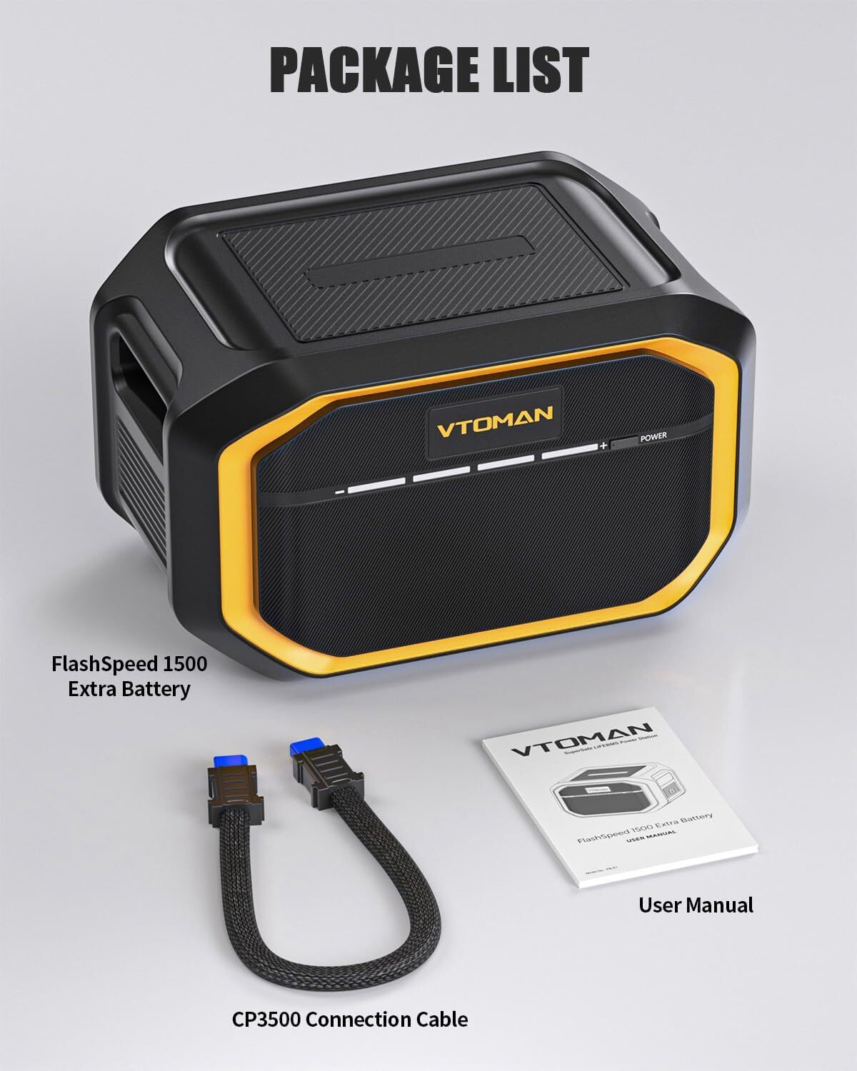 VTOMAN Extra Battery 1548Wh for FlashSpeed 1000 & 1500 Power Station Battery