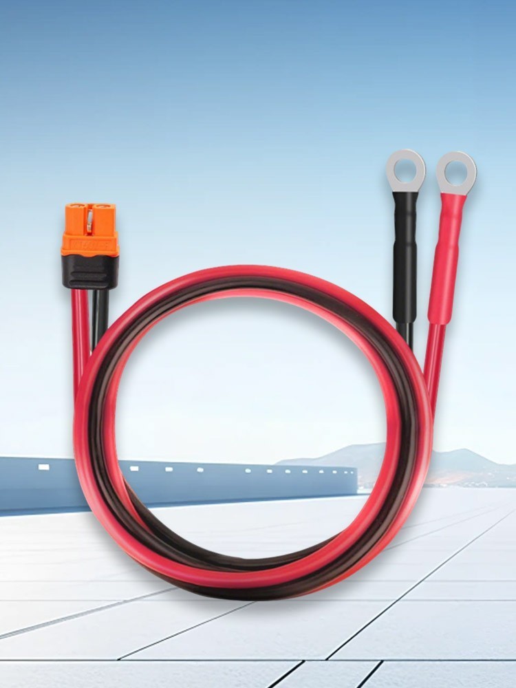 10AWG XT60i Female Connector to O Ring Terminal M8 Battery Solar Charging Cable