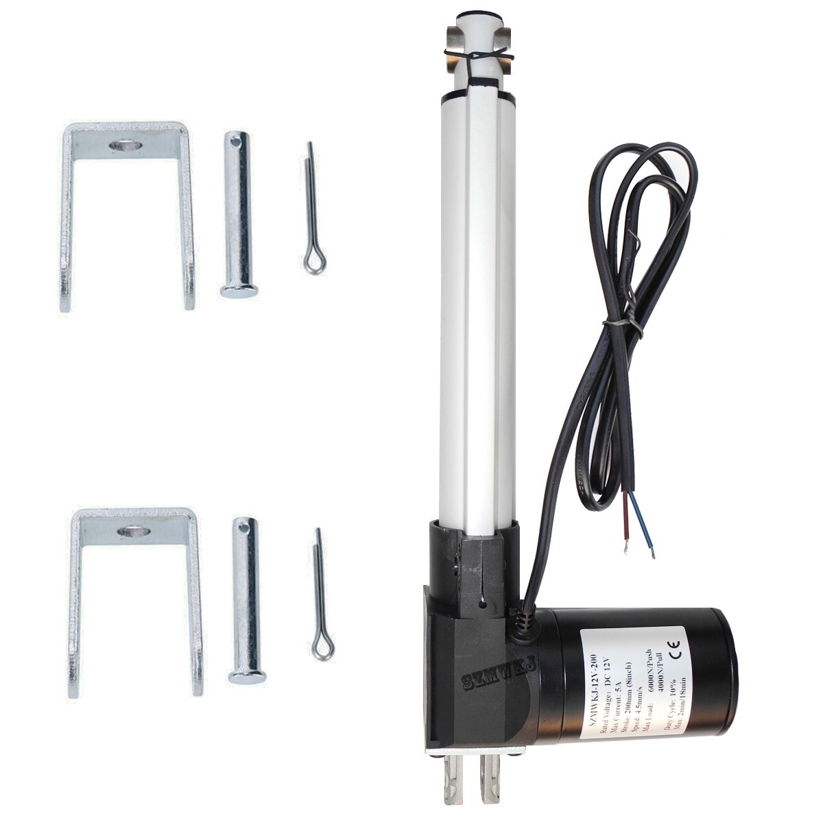 Complete Dual Axis Solar Tracker DC12V 6000N 2X8″ Linear Actuator Controller Kit