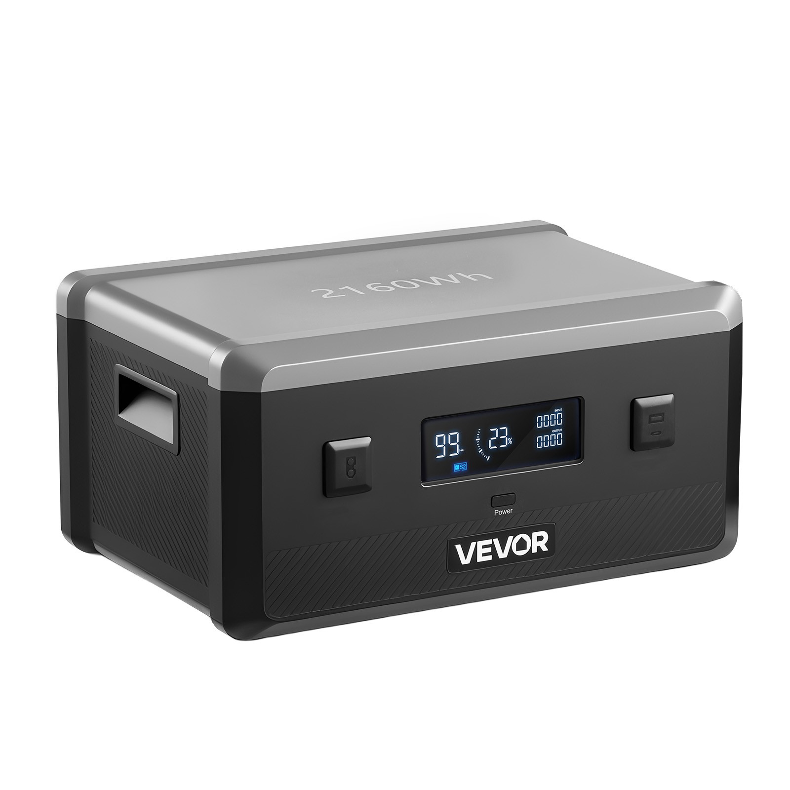 VEVOR Extra Battery for Portable Power Station 2160Wh LiFePO4 Expansion Battery