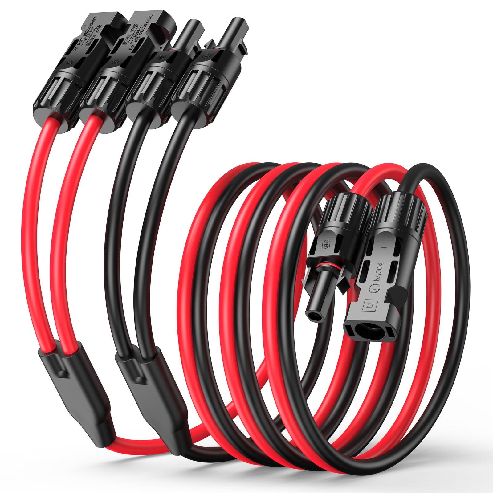 50a Ybranch Solar Connectors 21ft 10awg Extension Cable Solar Cable Parallel Ada