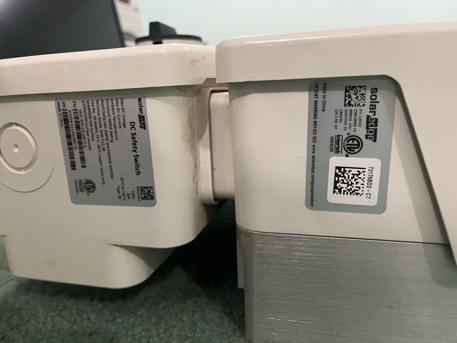 Solar Edge SE7600H Inverter-Used For Parts