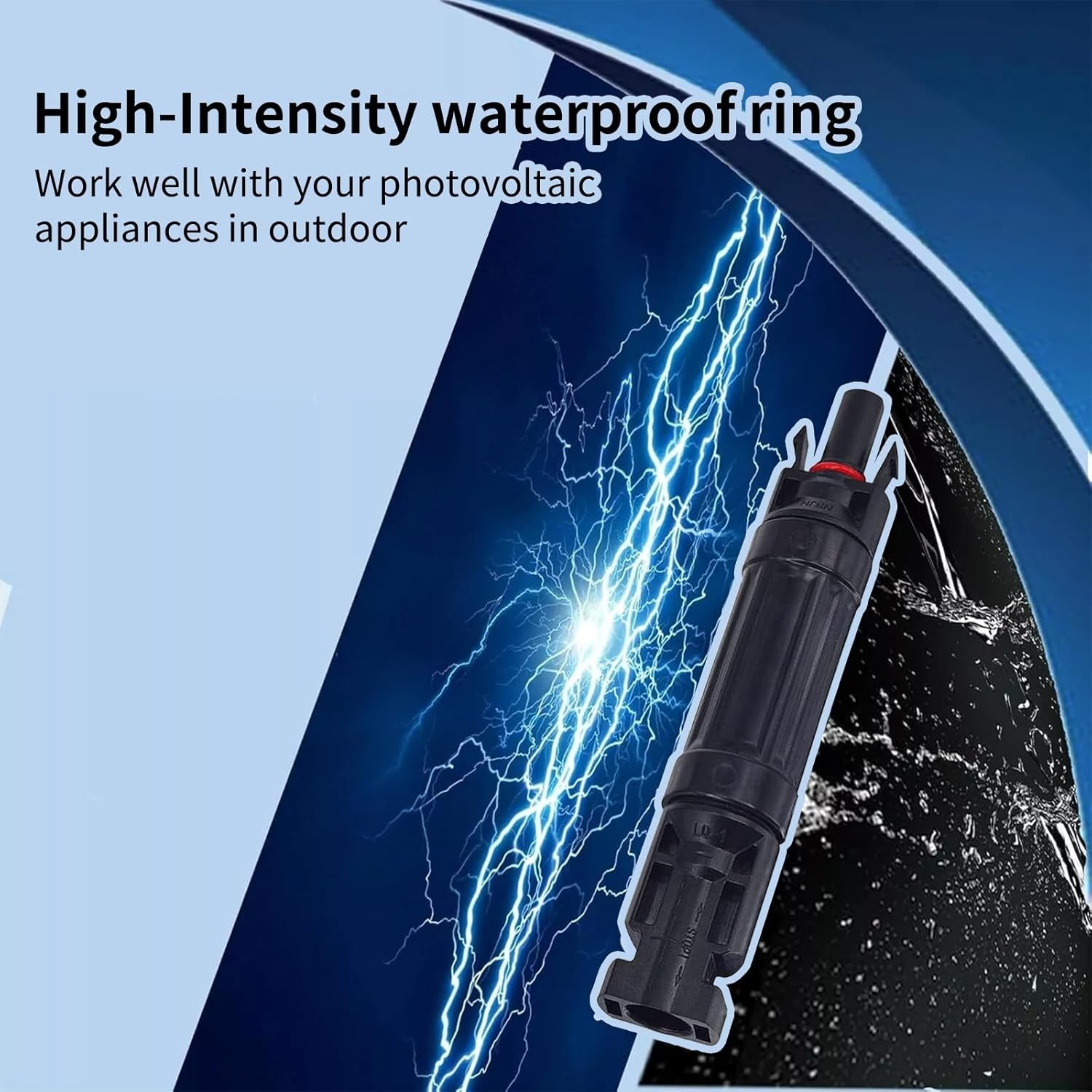 15A Waterproof Solar Fuse Holder Inline Connector for Panels & Controllers