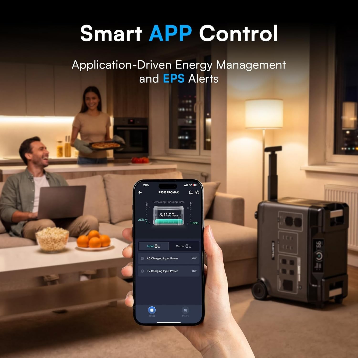 OUKITEL BP5000 Pro Max 5120Wh 5000W LiFePO4 Generator Home Backup