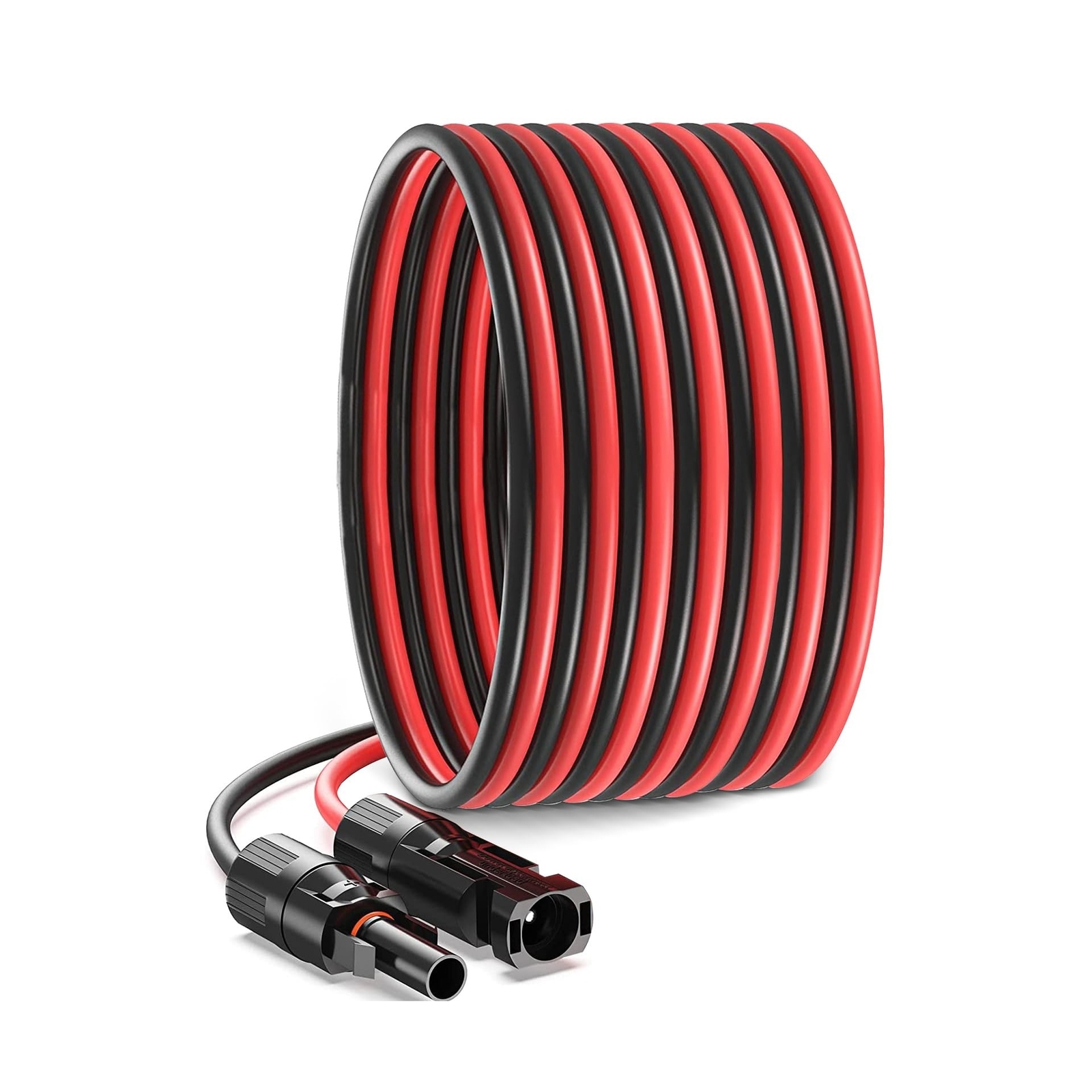 Oududianzi 30 Feet 10AWG Solar Extension Cable with Two Pairs of Female and M…