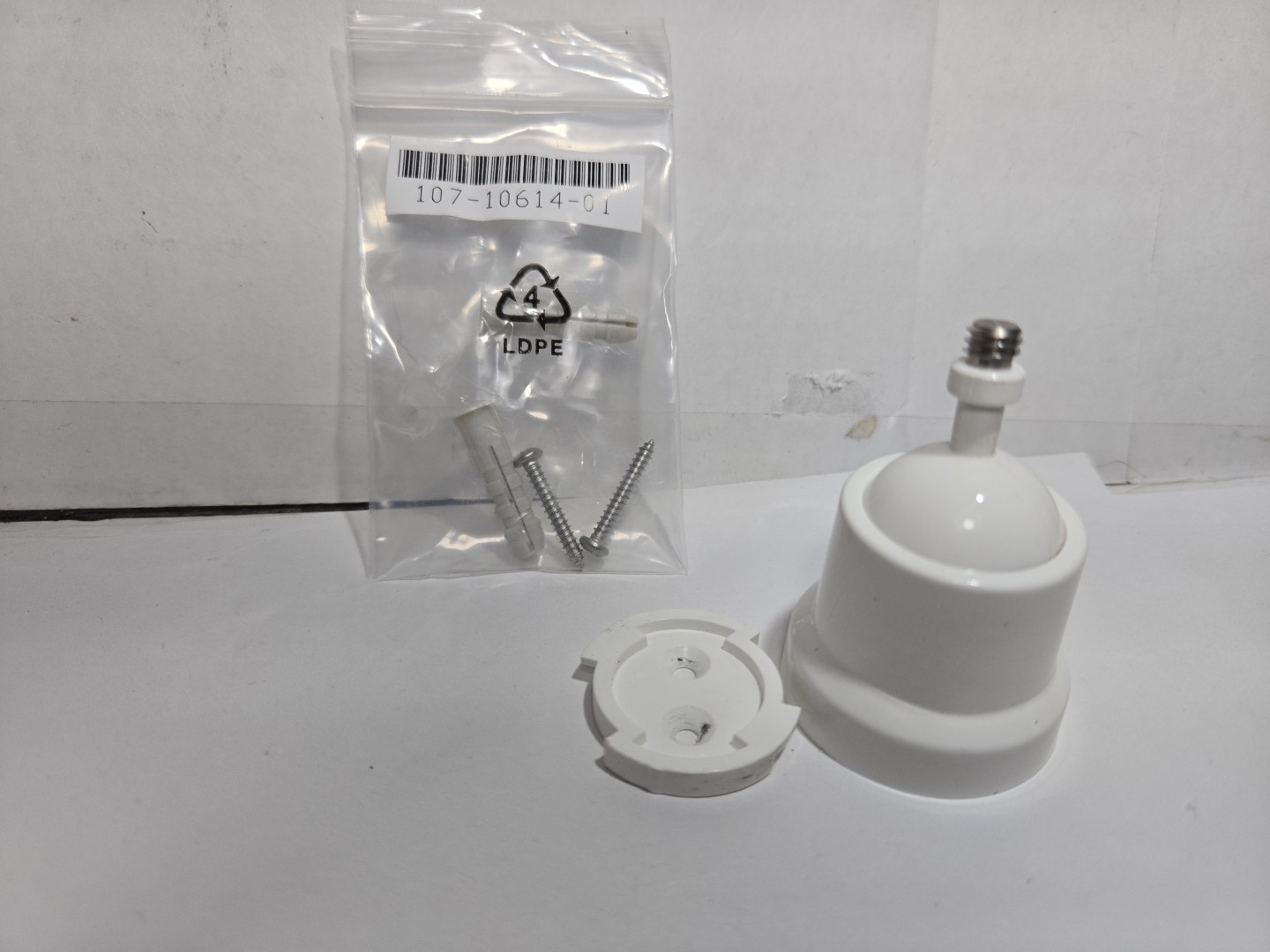 Arlo Genuine OEM Wall Mount Bracket for Arlo Cameras with Screws White