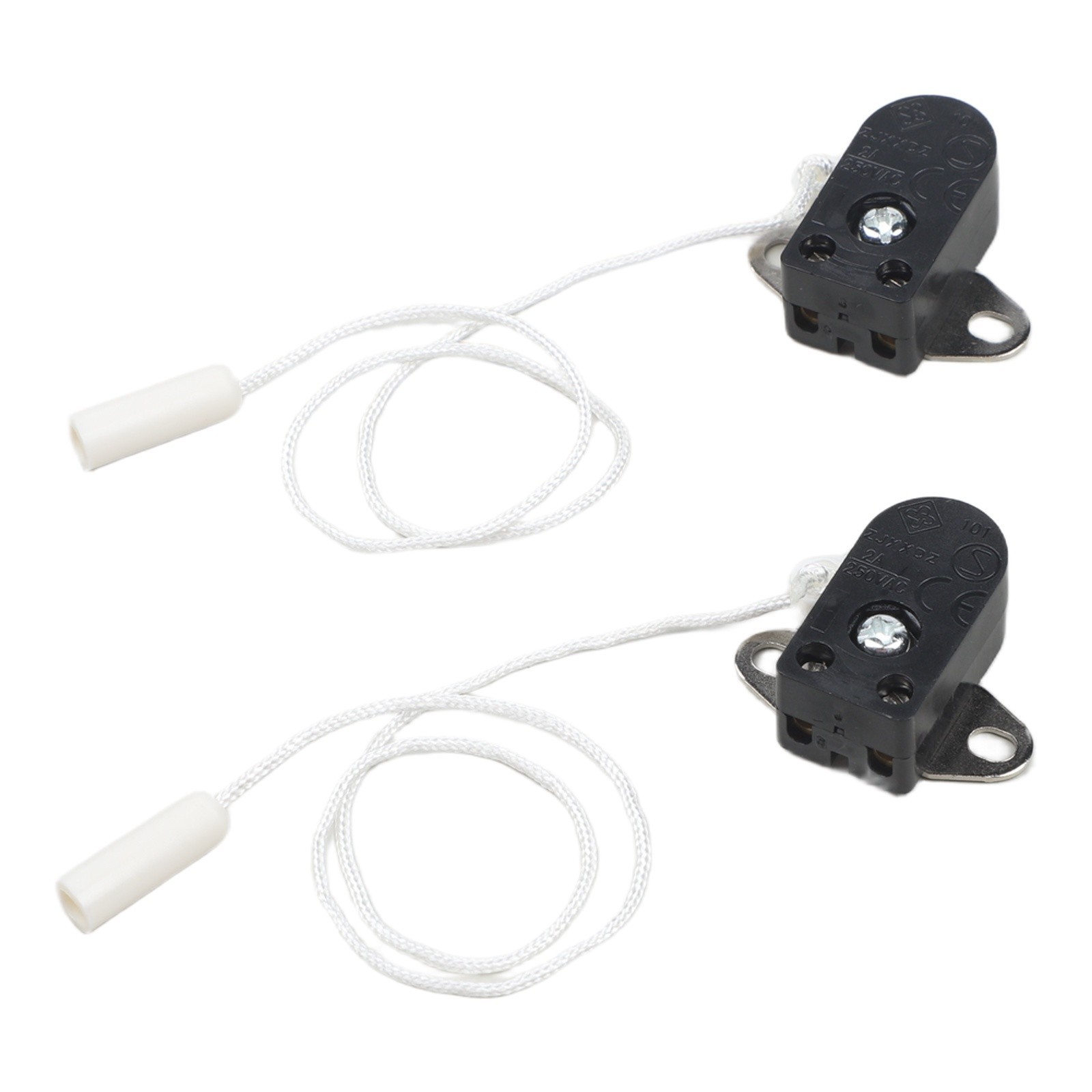 Pull Rope Switch for Lighting Fixtures 250V 2A Rotating Pull Cord Switch