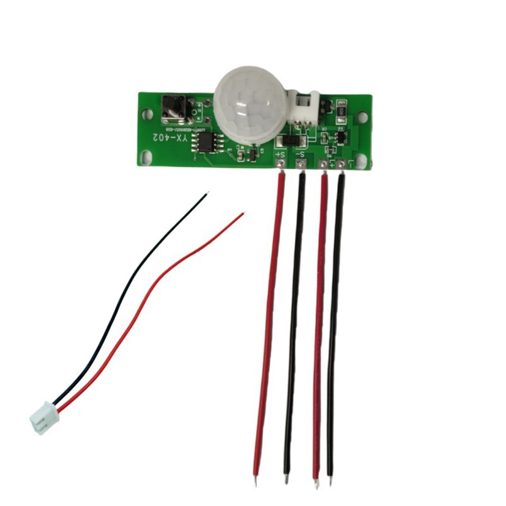 1 Pcs 3.7V Soldered Infrared Human Body Induction Solar Light Circuit Board New
