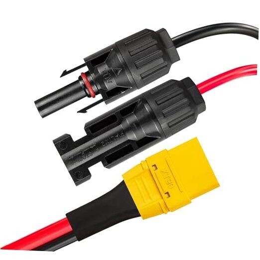 10AWG 6FT Solar Panel to XT90 Female Adapter Cable 300V 30A XT90 Solar 6Ft