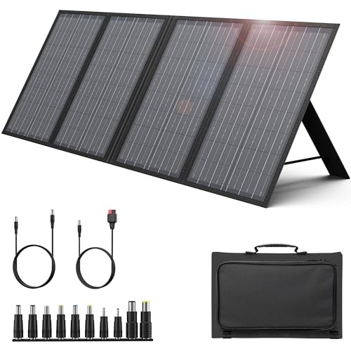 Foldable Solar Panel Charger with 18V DC Outlet for Portable Power 60W