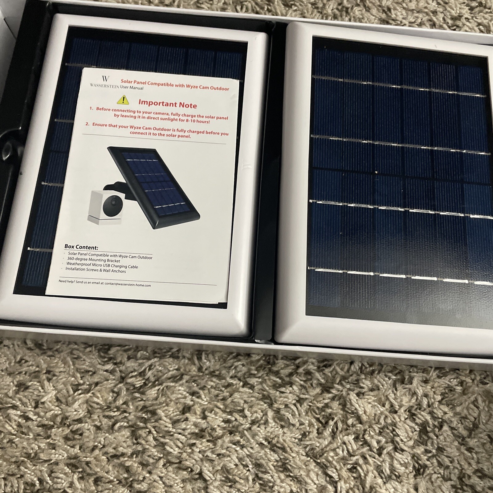 Wasserstein Solar Panel 2 Pack