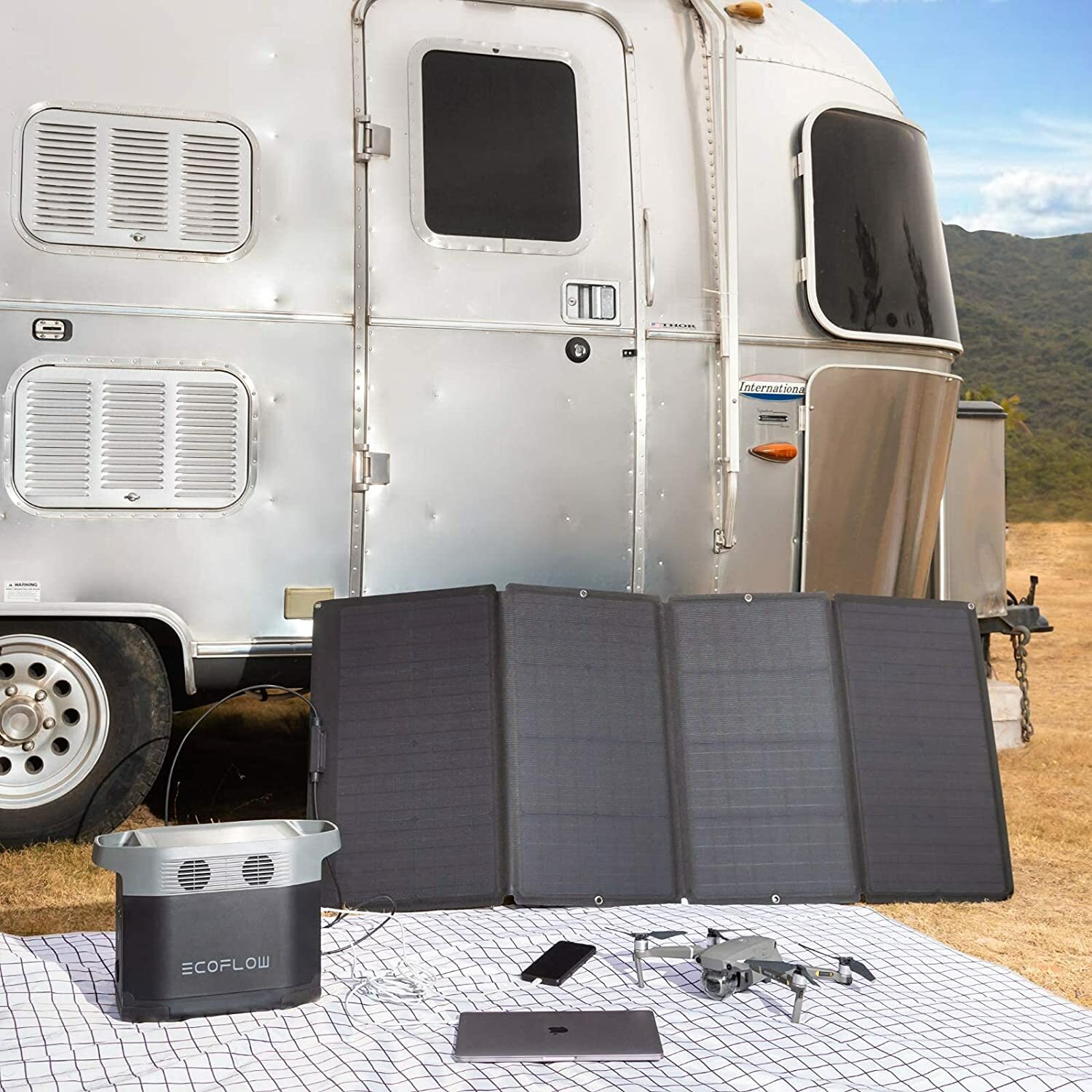ECOFLOW 160 WATT Solar Panel Portable Foldable Briefcase ADJUSTABLE KICKSTAND