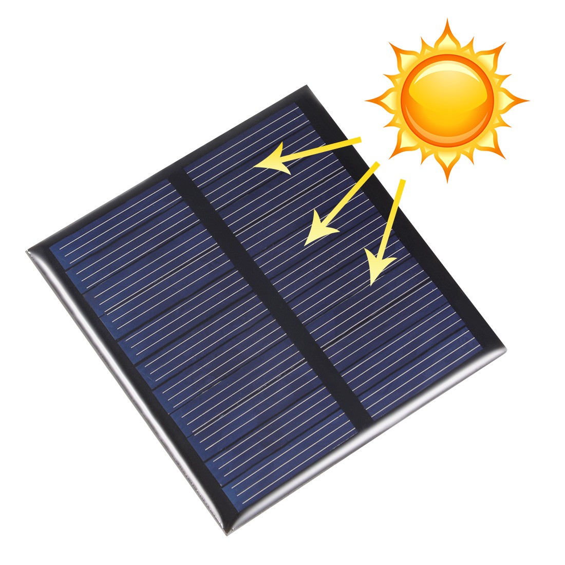 0.45W 5V Small Solar Panel Module DIY Polysilicon for Phone Toys Charger 1Pcs