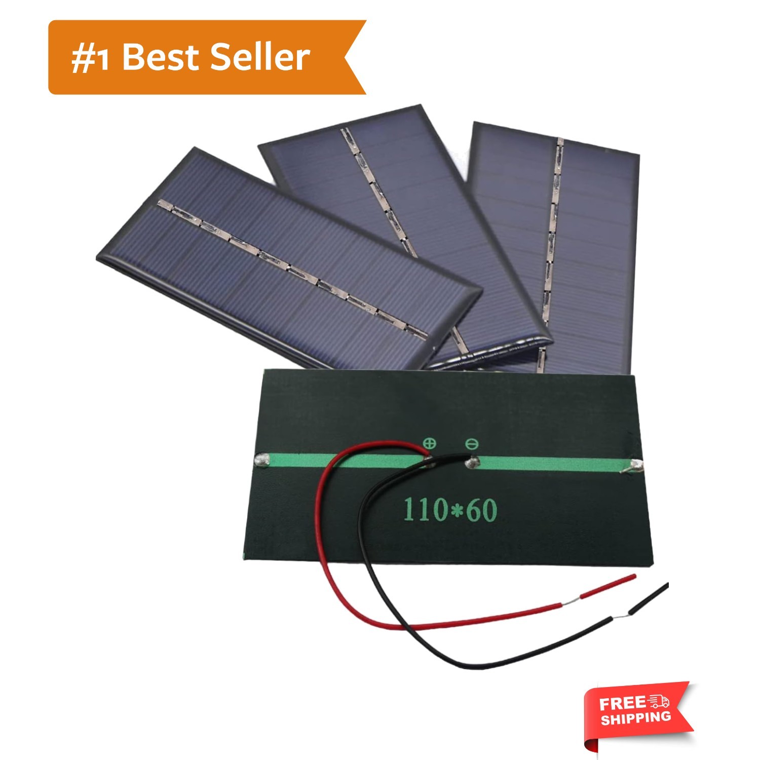 4Pcs 5V 6V 1W Mini Solar Panels for Solar Power Mini Solar Cells Outdoor Elec…
