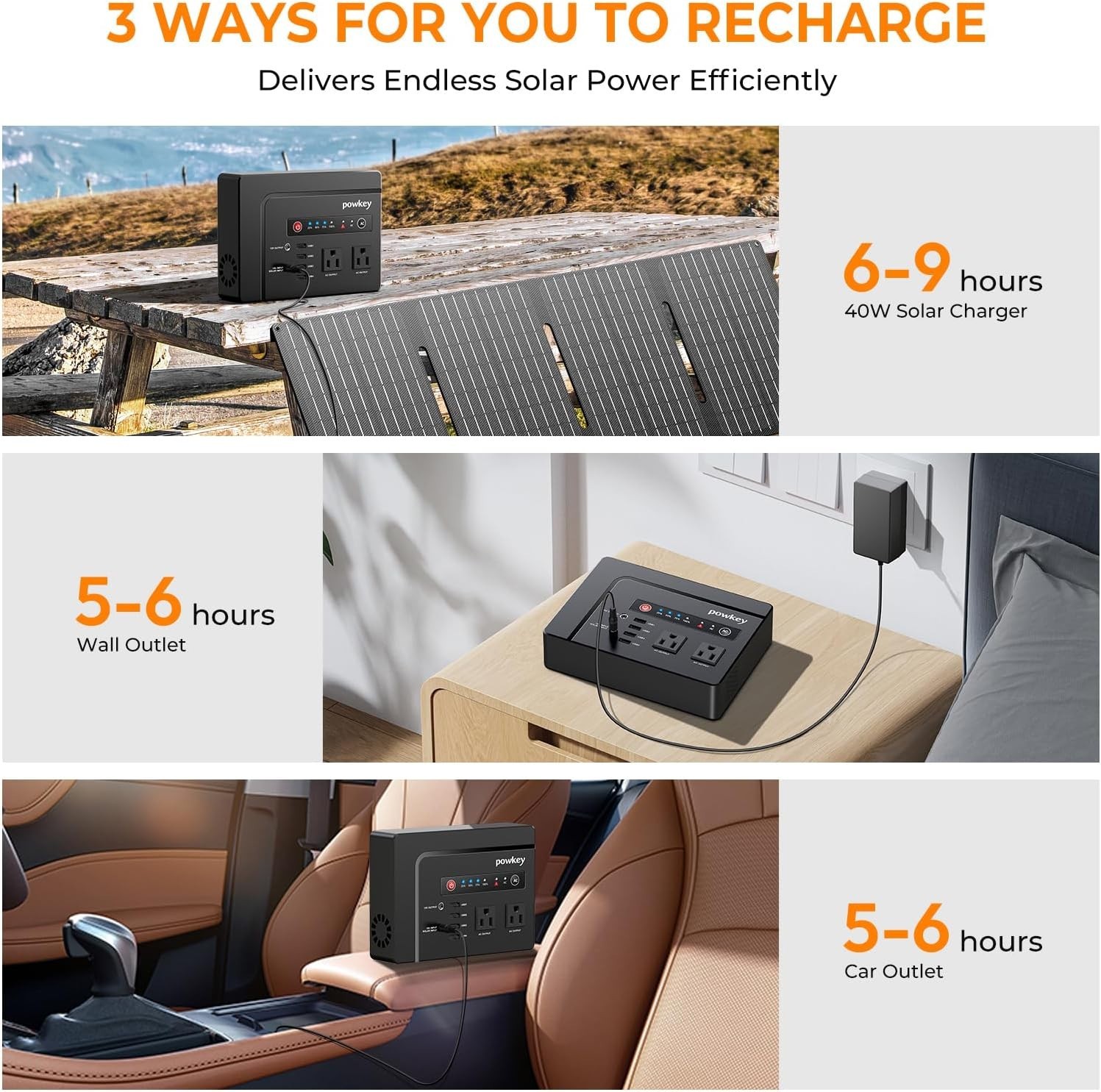 Compact 200W Portable Power Station – 146Wh Lithium Solar Generator for Travel