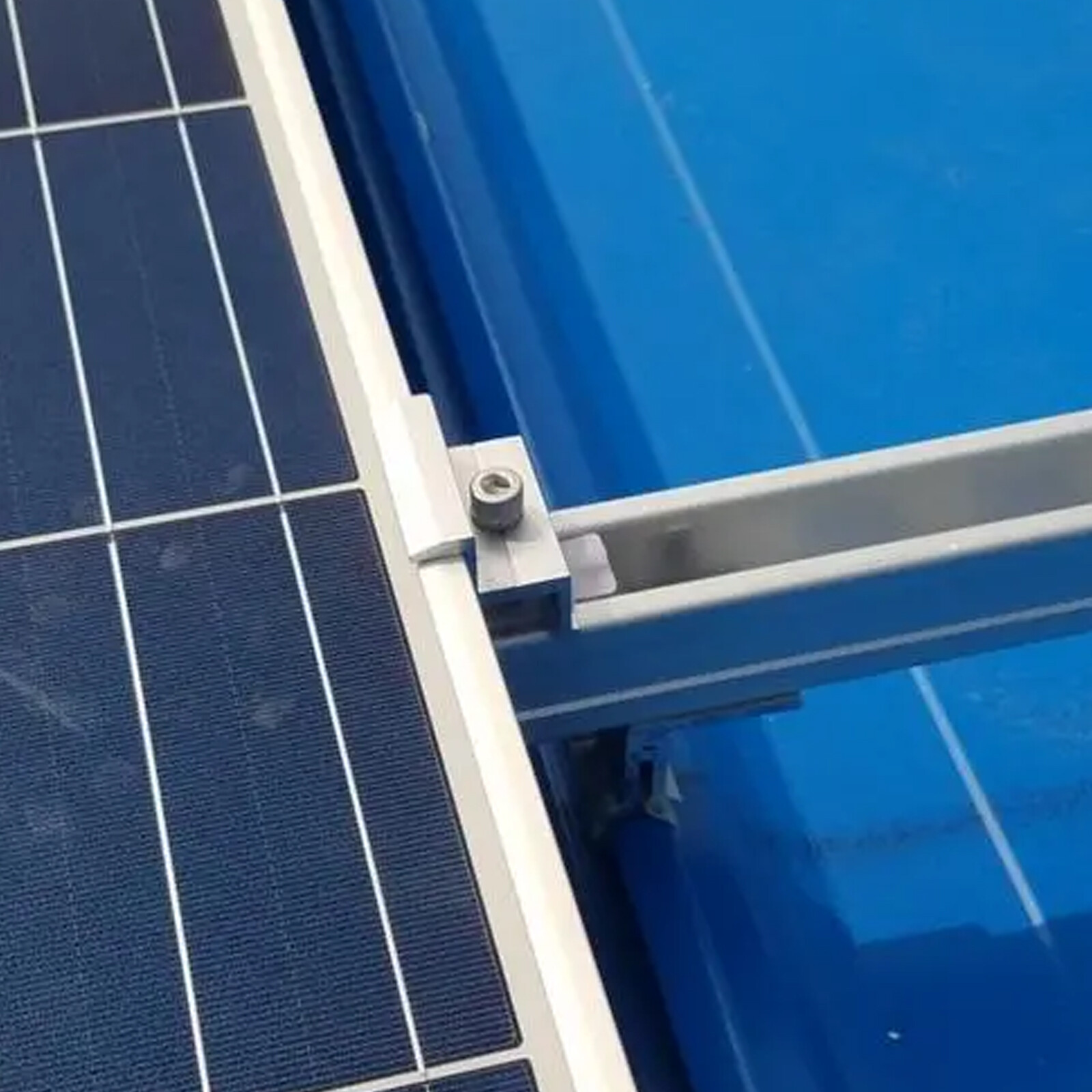 Set of 1 Unit Solar Panel Bracket Kit Bracket Mounting Solar Photovoltaic U-Rail