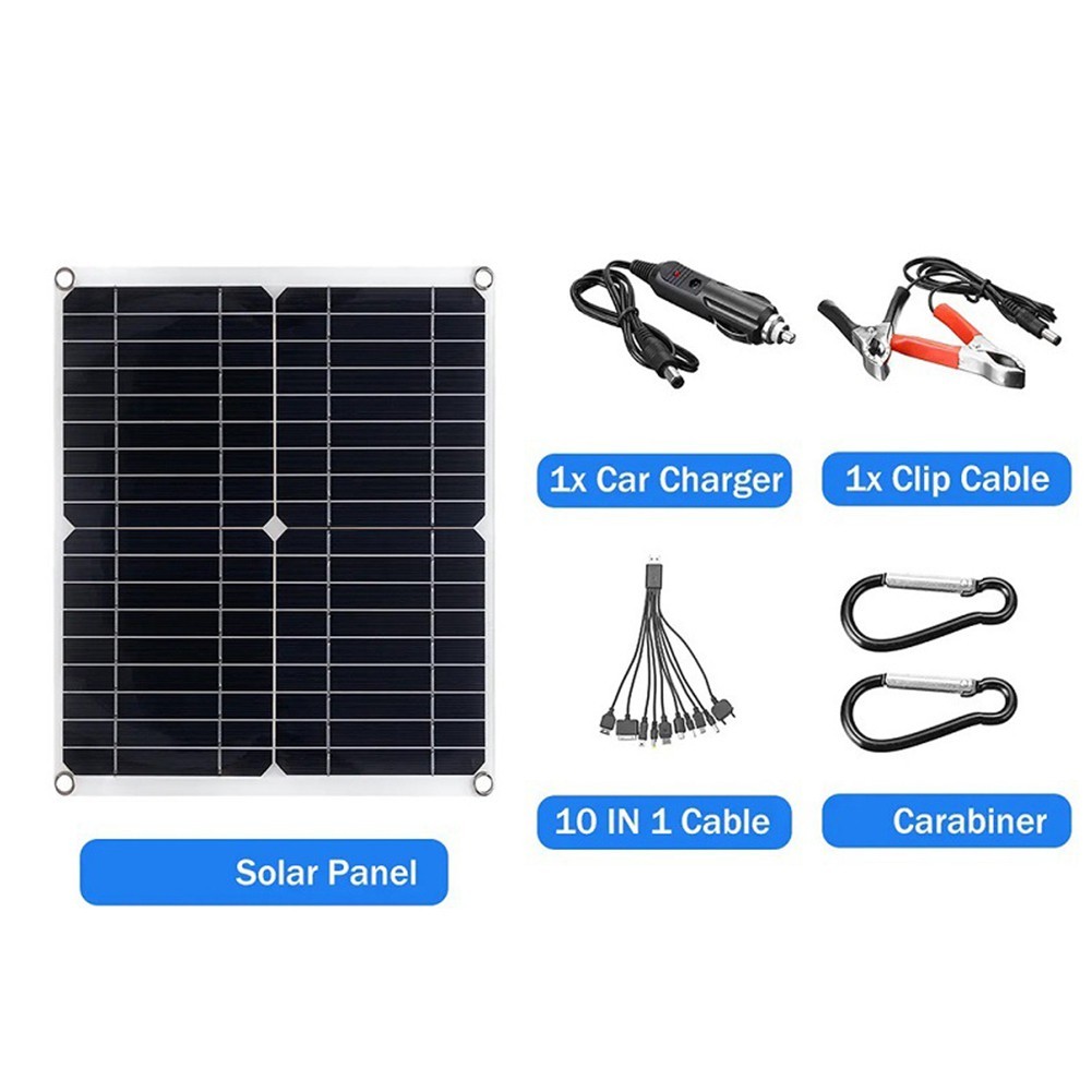 Reliable and User friendly Solar Panel 20W 18V Dual USB Output Easy to Use
