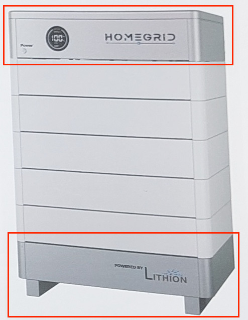 Lithion HomeGrid Stack’d Series Base Unit and BMS Controller HG-MC100-200M2