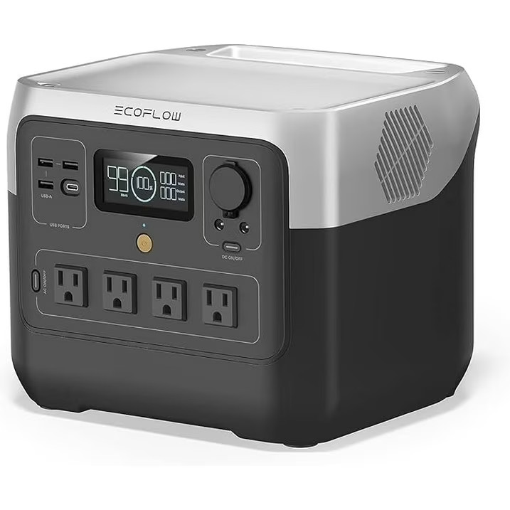 EF EcoFlow Portable Power Station RIVER 2 Pro 700,716Wh LFP Battery,1600W Solar