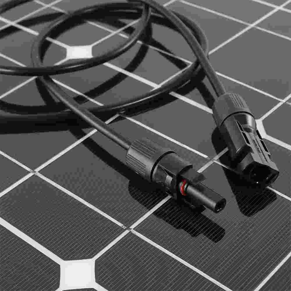 200W Watt Flexible 12V Mono Solar Panel Home RV Rooftop Camping Off-Grid Power