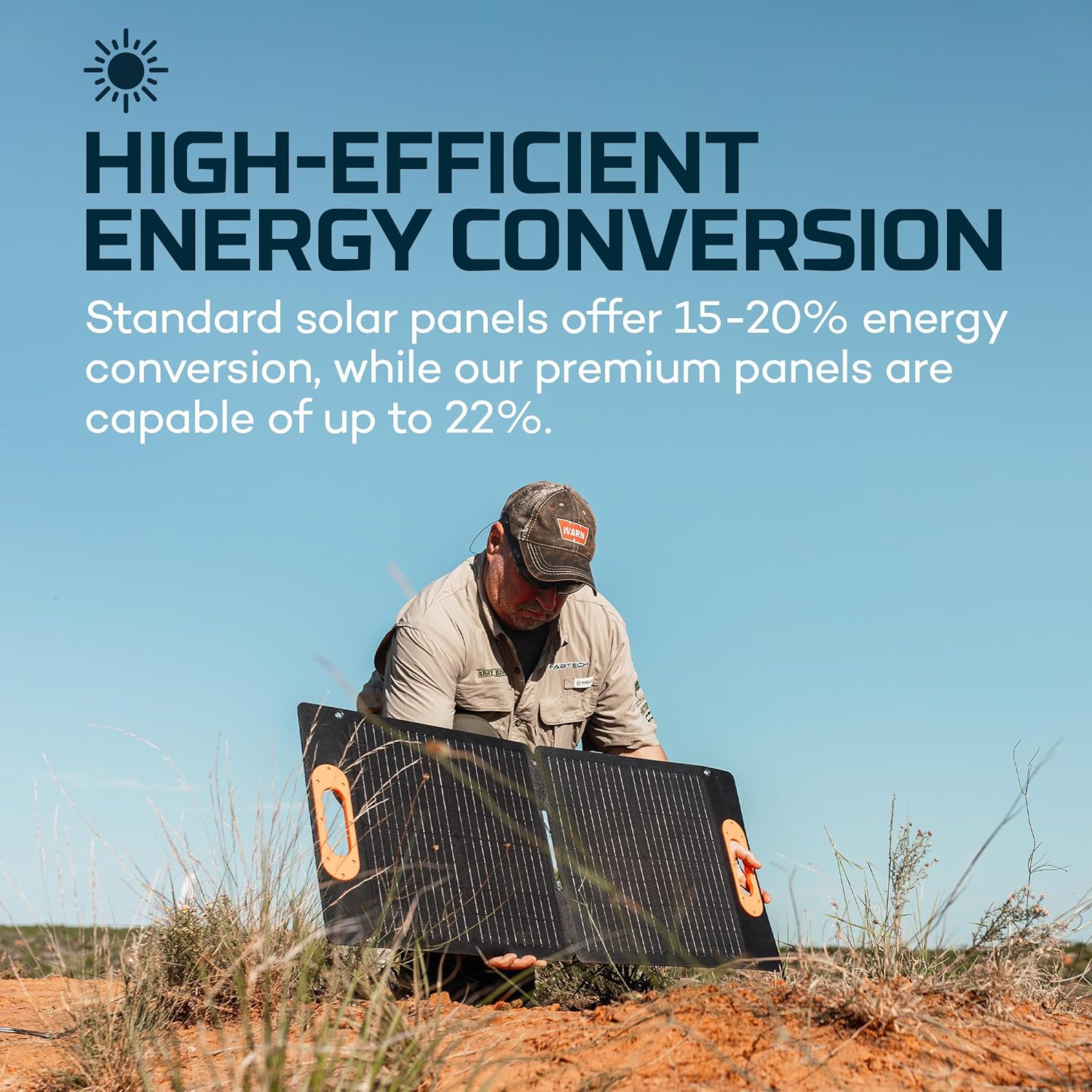 RELIANCE 100W Foldable Solar Panel for Rambler & Pinnacle Power Stations