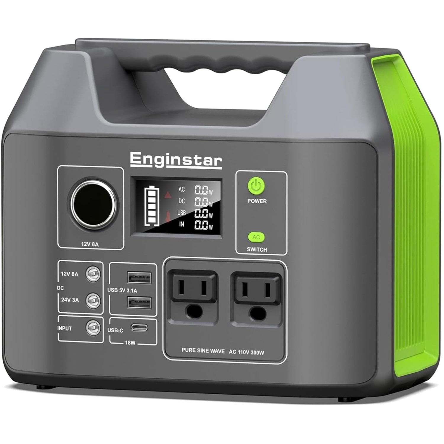 Lightweight 6.5 lbs Solar Generator with Multiple Charging Options for Outdoors