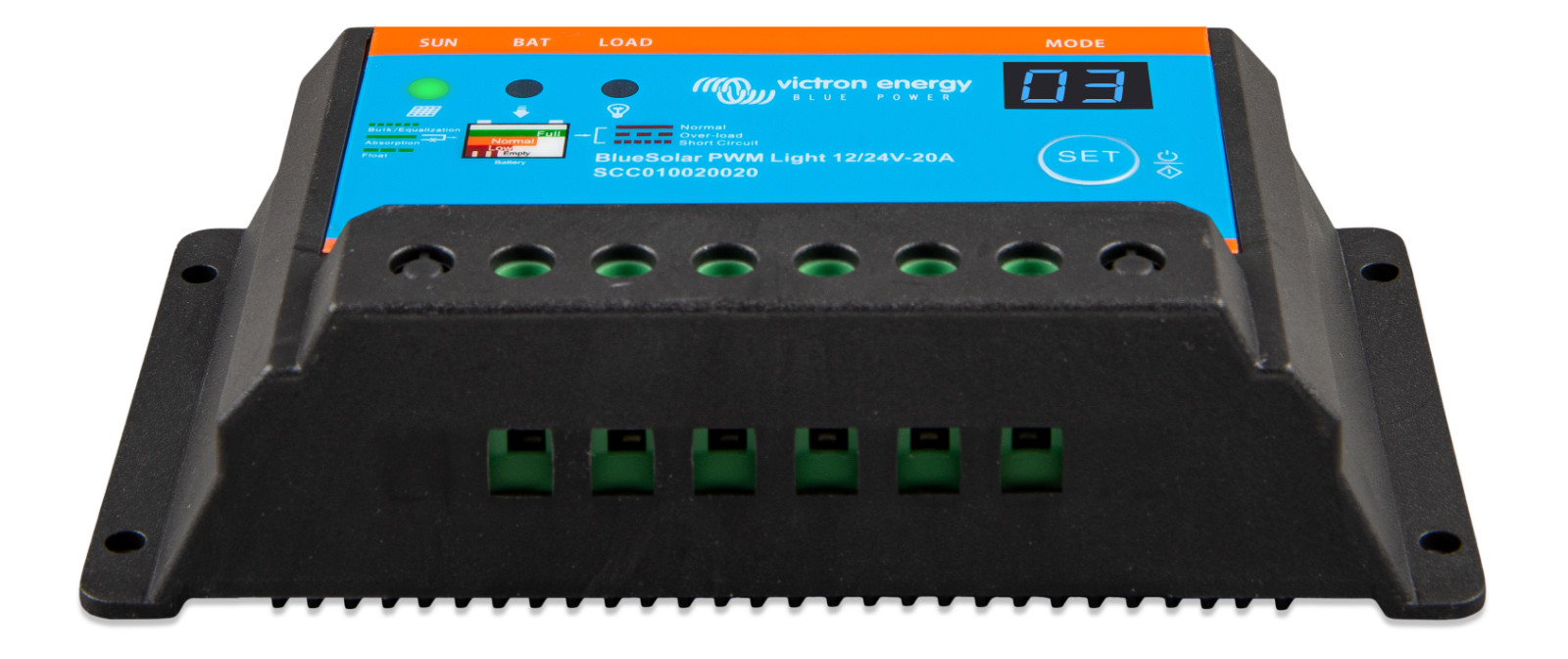 Victron Energy BlueSolar PWM Light 20AMP 12/24V Solar Charger SCC010020020