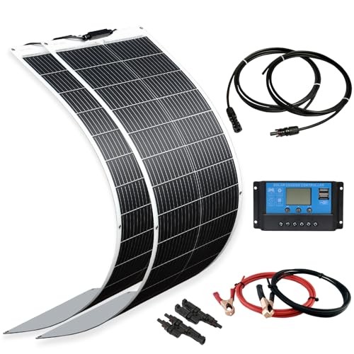 XINPUGUANG Solar Panel 200W 12V Flexible Kit 2x100W