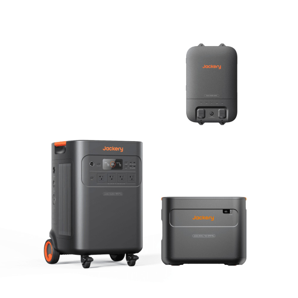 Jackery Explorer 5000 Plus + Battery Pack 10kWh + Smart Transfer Switch