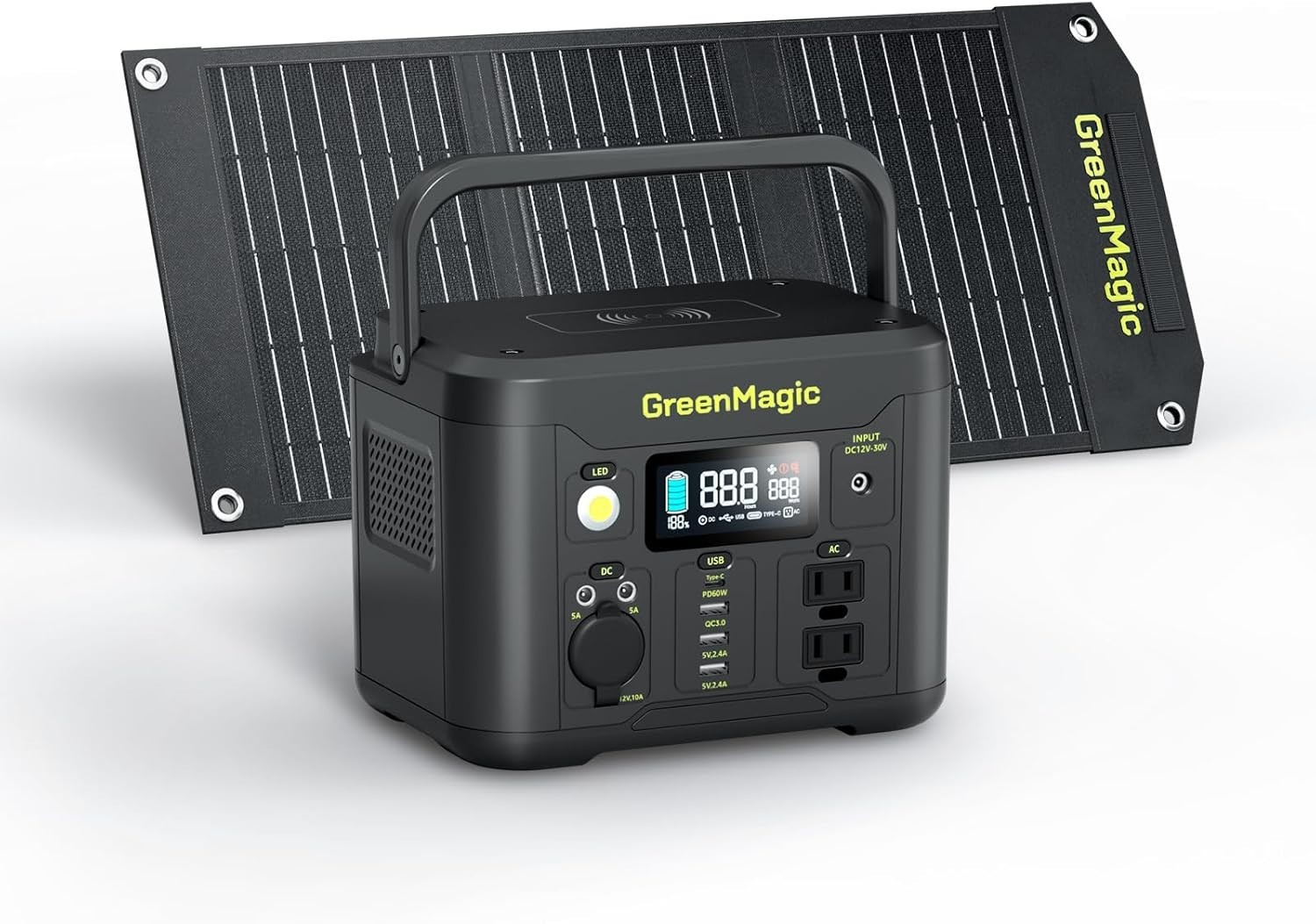 Brand NEW portable power station 330w 300W with 20W Foldable Solar Panel