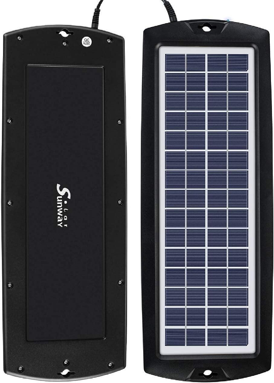 Car Battery Trickle Charger Solar Panel Power Kit 12V Maintainer for Vehicle