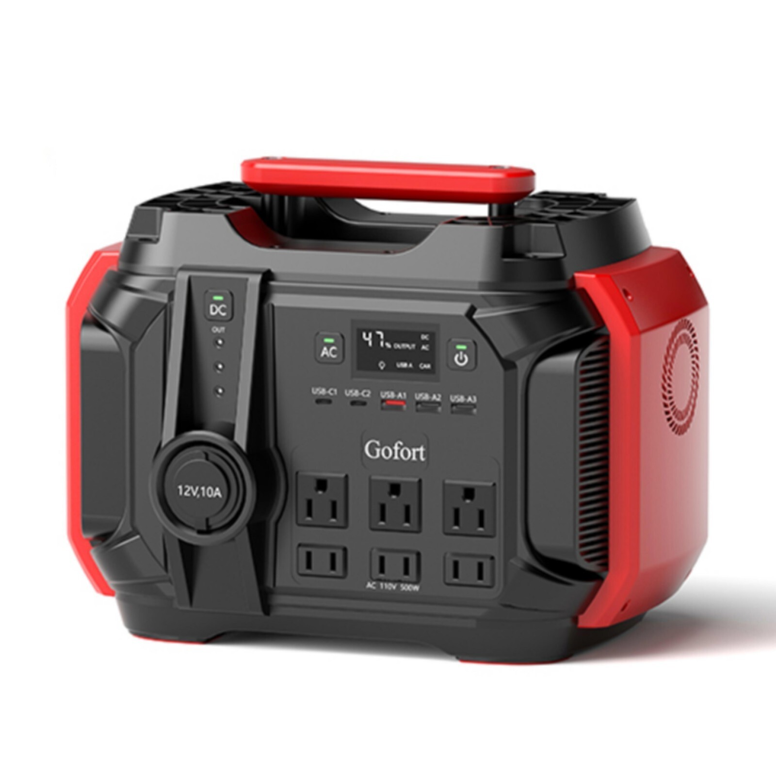 Gofort A501 500W Power Station 540Wh Solar Portable Generator for Indoor/Outdoor