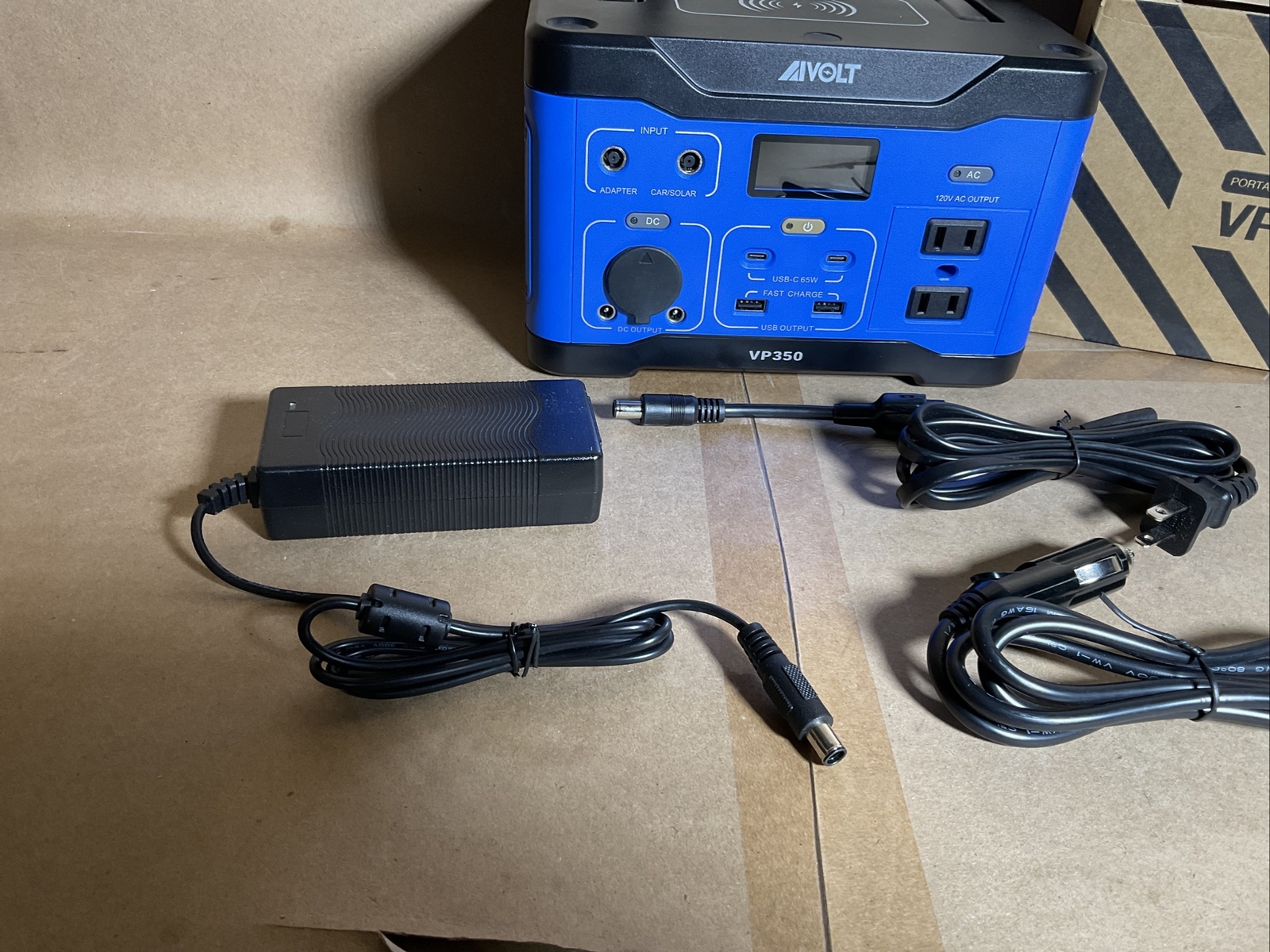 AIVOLT VP350 Portable Power Station 300W/120V Electric/Solar