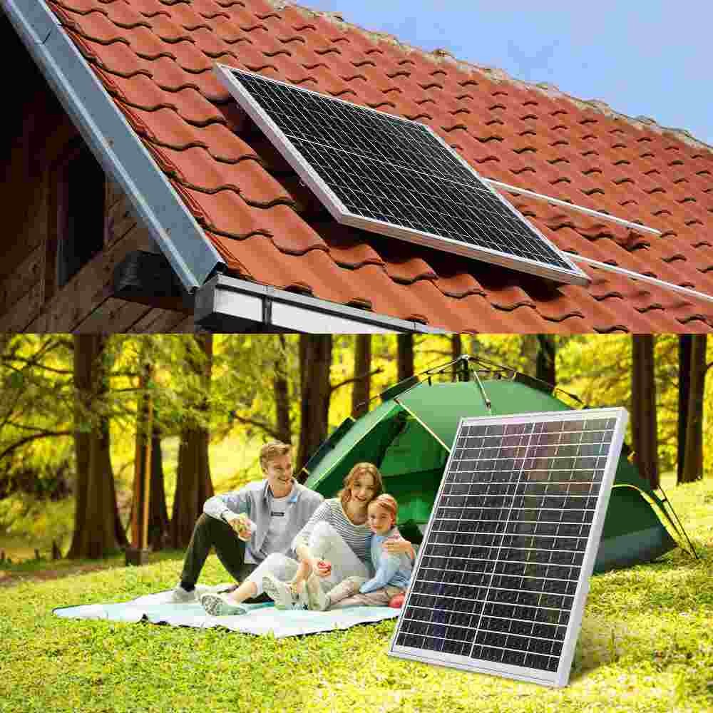 300W Watt 12V Mono Off-Grid Solar Panel PV Module for RV Marine Home Camping US