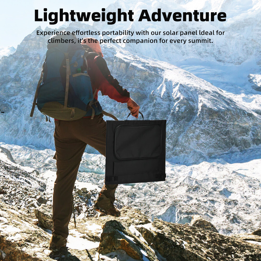250W Mono Solar Panel 18V Foldable Solar Charger Power Bank for Power Station RV