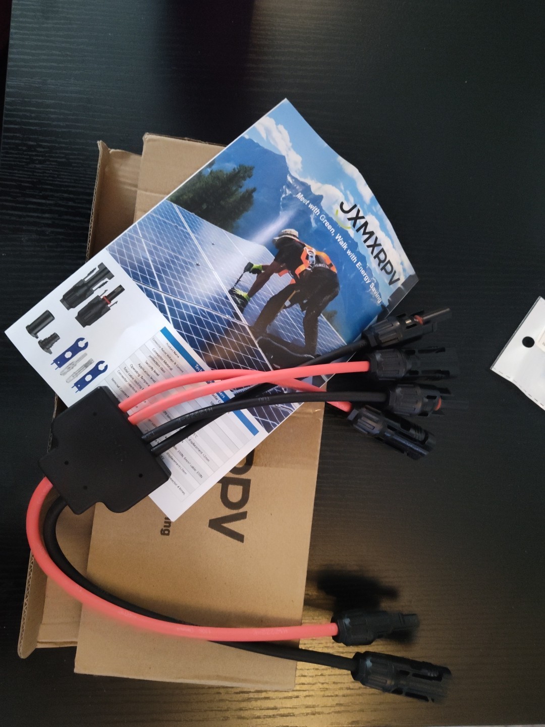 JXMXRPV SOLAR CONNECTORS FOR 2-3-4 SOLAR PANELS CABLE SPLITTER