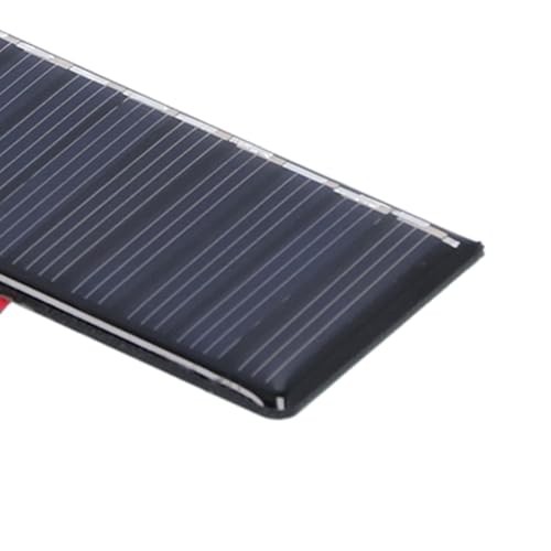 2Pcs Solar Panel Module 5V 0.3W Polysilicon Mini Solar Cells with Wires for