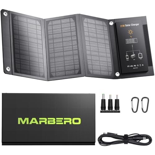 Orange 21W Foldable Solar Panel Charger – IP65 Waterproof – Orange