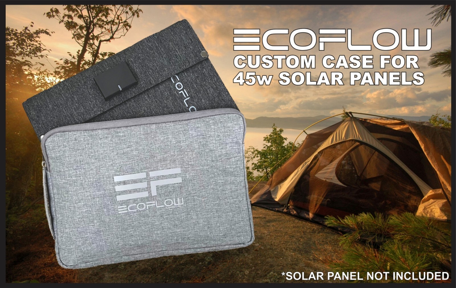 EcoFlow 45W Solar Panel Carry Case/Bag – U.S. Stock